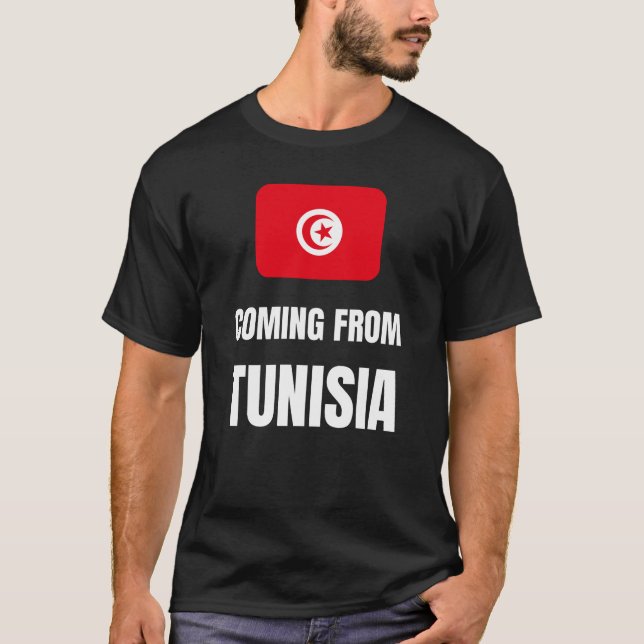 Camiseta Vindo da Tunísia (Frente)