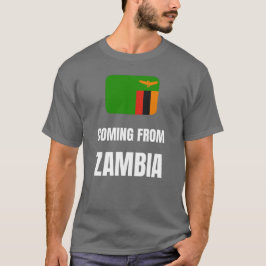 Camiseta Vindo da Zâmbia