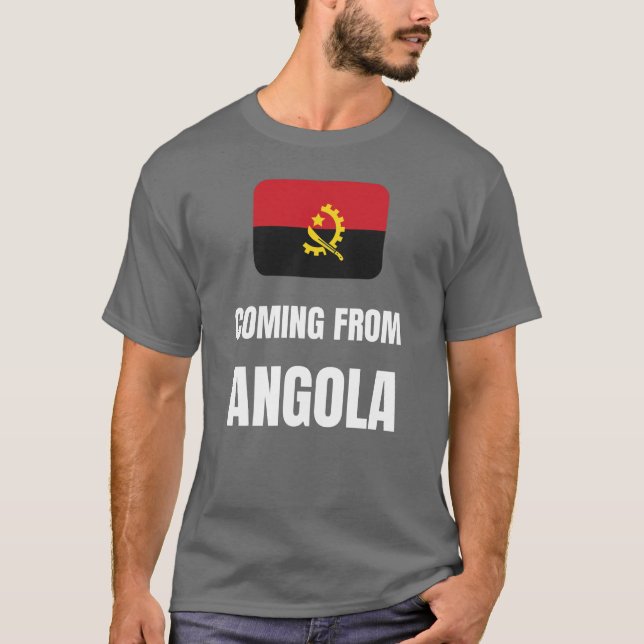 Camiseta Vindo de Angola (Frente)