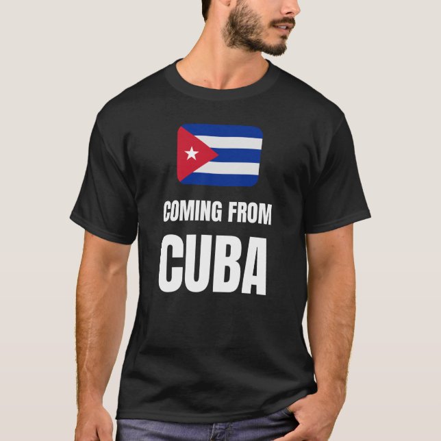 Camiseta Vindo de Cuba (Frente)