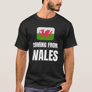 Camiseta Vindo de Gales