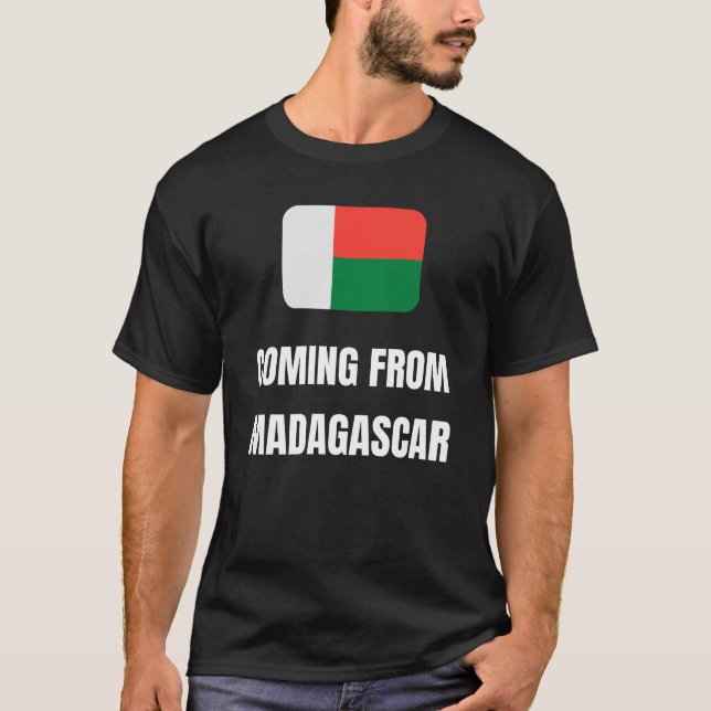 Camiseta Vindo de Madagascar (Frente)
