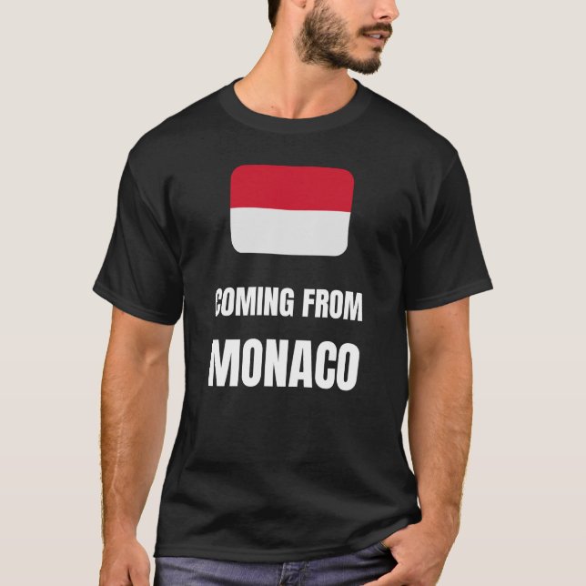 Camiseta Vindo de Mônaco (Frente)