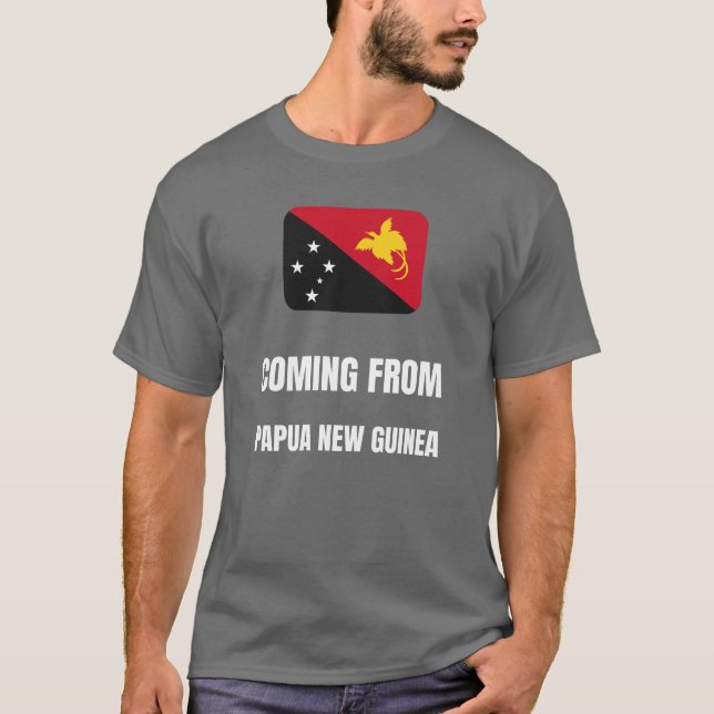 Camiseta Vindo de Papua Nova Guiné (Frente)