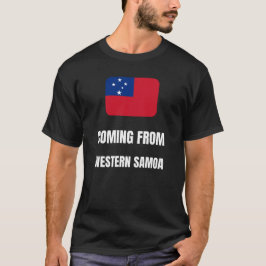 Camiseta Vindo de Samoa Ocidental