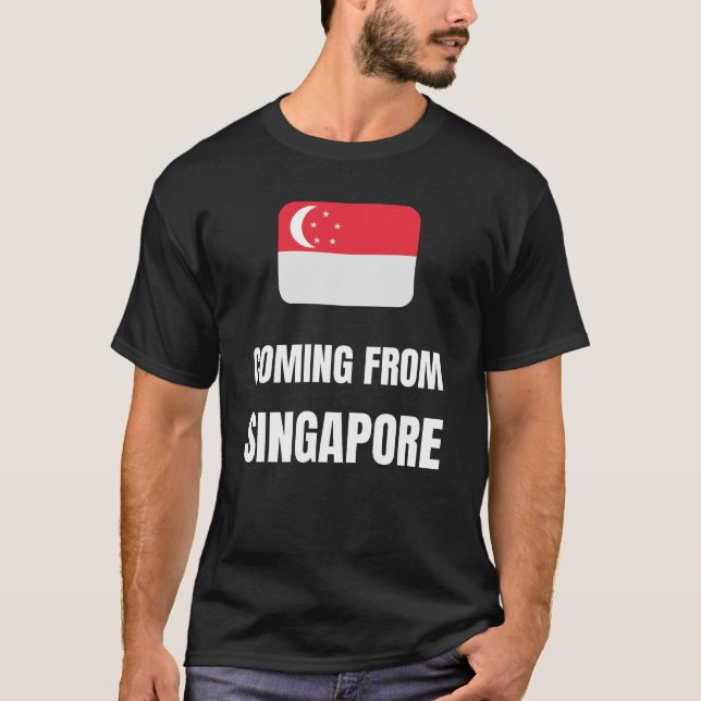 Camiseta Vindo de Singapura (Frente)