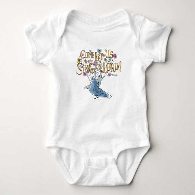 Camiseta Vindo deixe-nos cantam ao senhor (Frente)