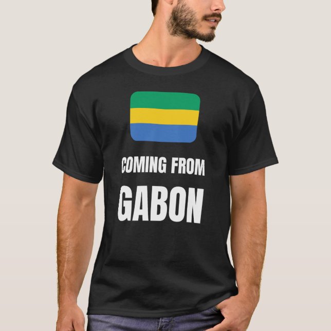 Camiseta Vindo do Gabão (Frente)