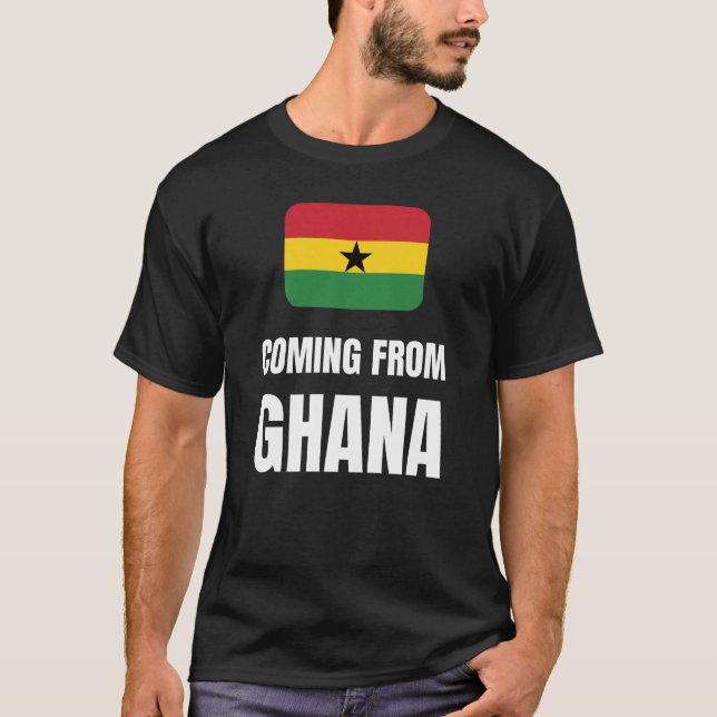 Camiseta Vindo do Gana (Frente)