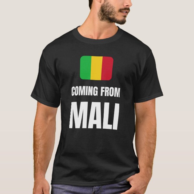 Camiseta Vindo do Mali (Frente)