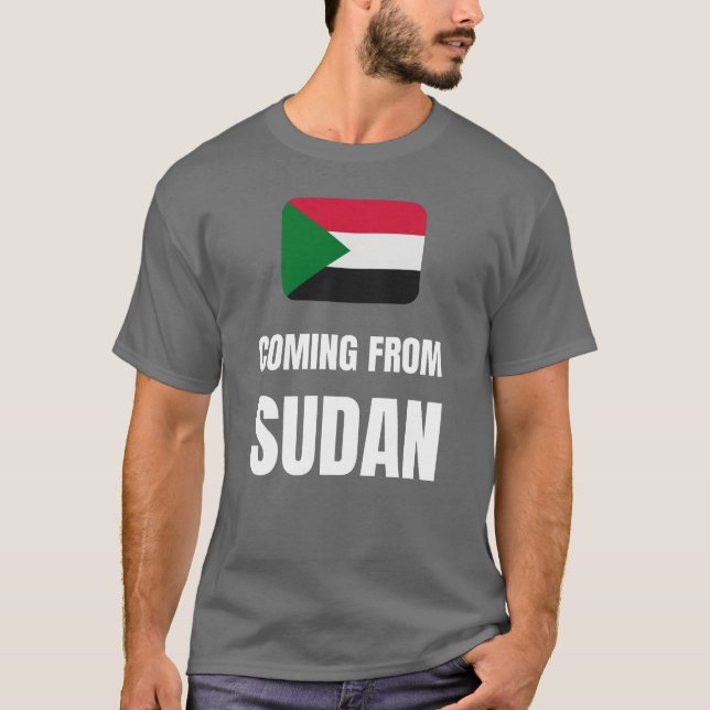 Camiseta Vindo do Sudão (Frente)
