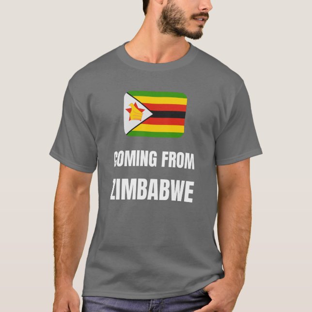 Camiseta Vindo do zimbabwe (Frente)