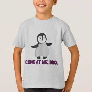 Camiseta Vindo em mim, pinguim de Bro