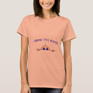 Camiseta VINDO ESTA maternidade do INVERNO (bebê que