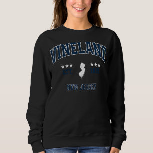 Camiseta Vineland New Jersey NJ Vintage Marinho esportivo
