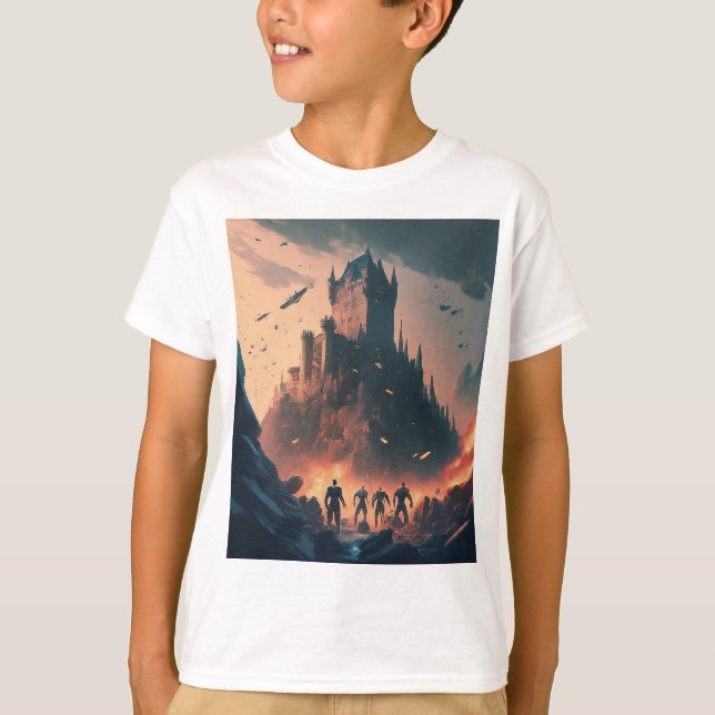 Camiseta Vingadores Defendem o Castelo (Frente)