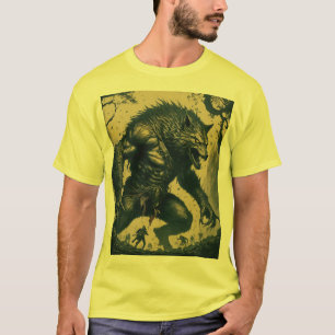 Camiseta Vingadores vs. Fúria do Lobisomem.