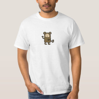 Camiseta Vingança do macaco do dedo do pé