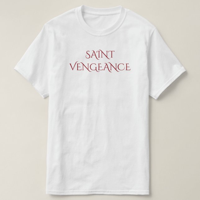 CAMISETA VINGANÇA DO SANTO (Frente do Design)