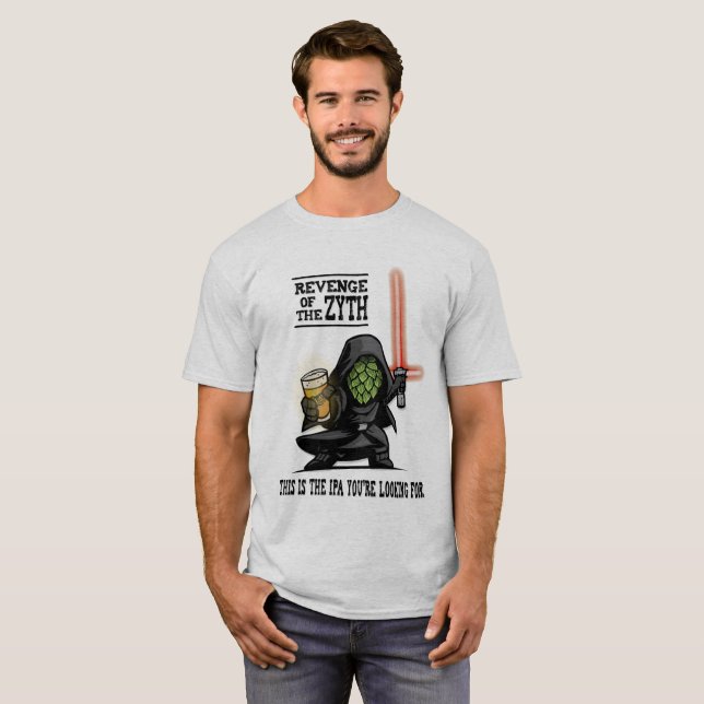 Camiseta Vingança do Zyth - Saber vermelho (Frente Completa)