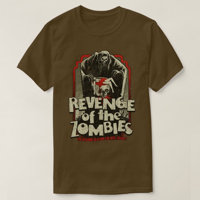 Camiseta Vingança dos Zombies 1943 (Frente do Design)