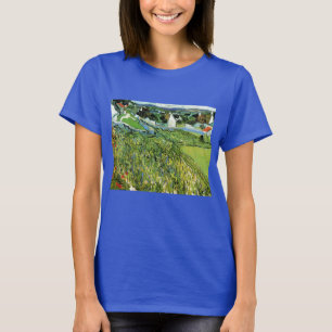 Camiseta Vinhas com Vista de Auvers por Vincent van Gogh