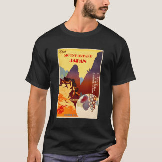 Camiseta Vinhas De Uvas Ontake Montadas Por Impressão Do Ja