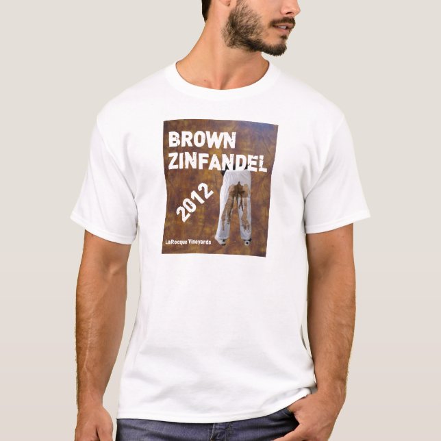 Camiseta Vinhedos Brown Zinfandel de Jeffrey LaRocque (Frente)