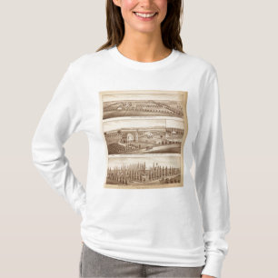 Camiseta Vinhedos, ranchos, Tulare Co, Calif