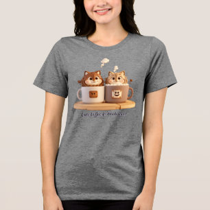 Camiseta Vinheta de Combustível Introduzida - Café Bonito e