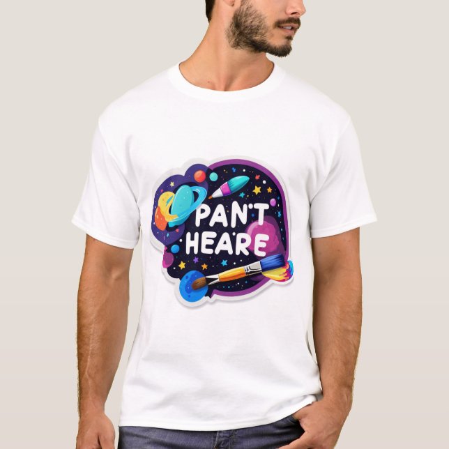 Camiseta Vinheta de Espaço Fanart (Frente)