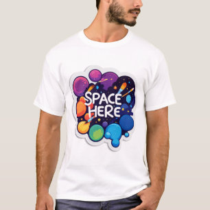 Camiseta Vinheta de Espaço Fanart