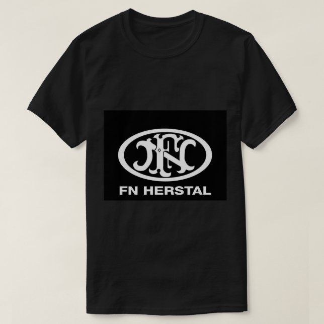 Camiseta Vinheta do logotipo FN Herstal (Frente do Design)