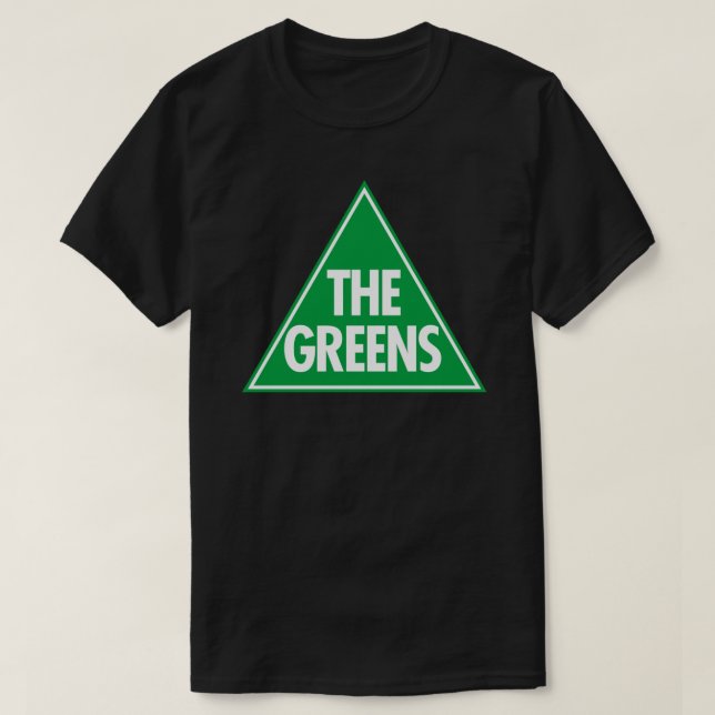 Camiseta Vinheta do Partido dos Verdes Australianos (Frente do Design)