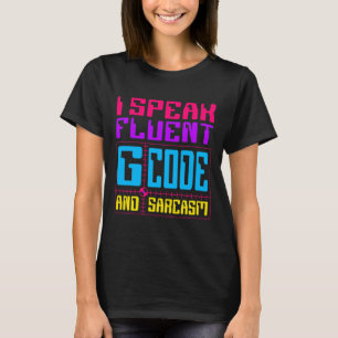 Camiseta Vinheta Fluente G-code Cnc Machinista
