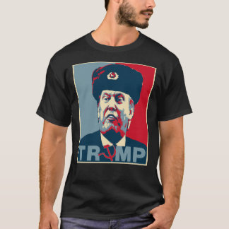 Camiseta Vinheta Poster da Trump Russia