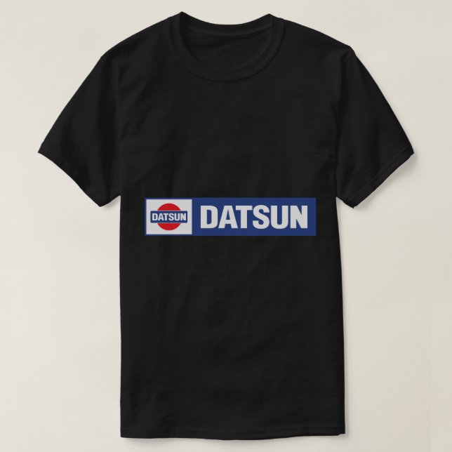 Camiseta Vinheta Remix do Logotipo Datsun (Frente do Design)