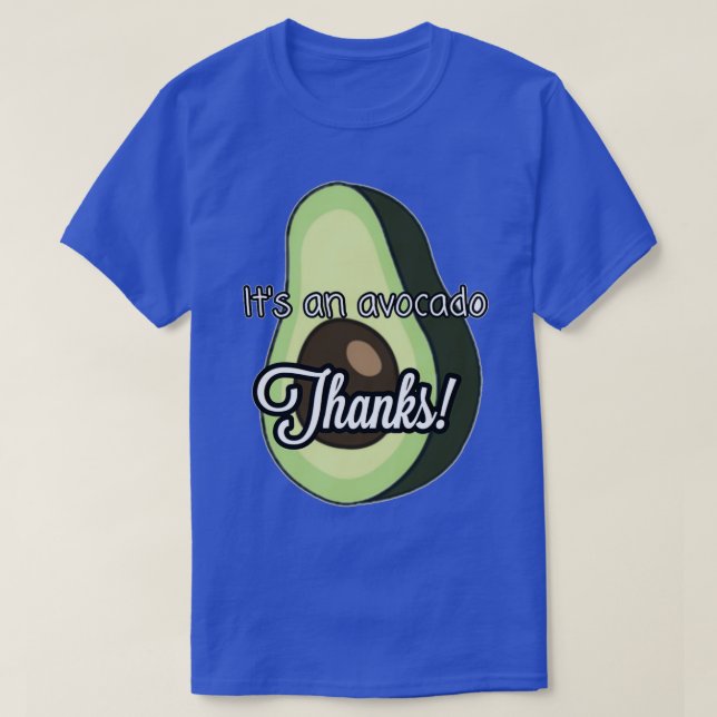 Camiseta Vinheta-vinheta do abacate (Frente do Design)