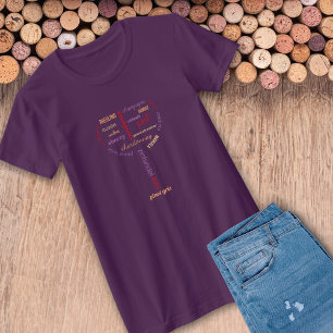 Camiseta Vinho Amadurece Tipografia Moderna