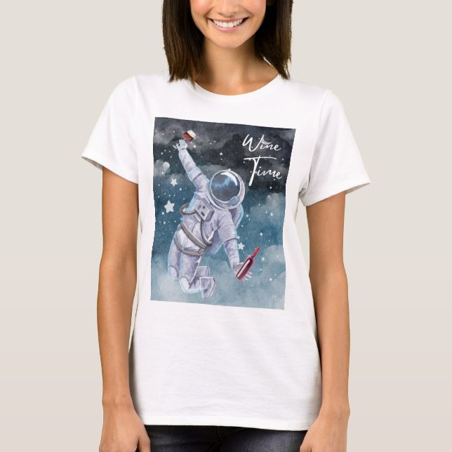 CAMISETA VINHO ASTRONAUTA (Frente)