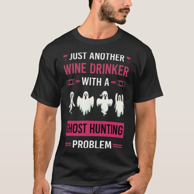 Camiseta Vinho Bebê Fantasma Caçador Fantasma Paranormal (Frente)