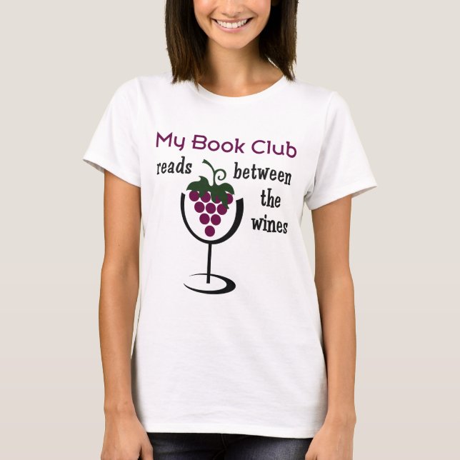 Camiseta Vinho Book Club (Frente)