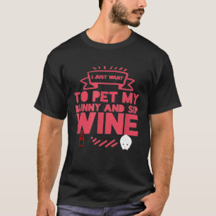 Camiseta Vinho Coelho Animais Mulheres