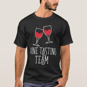 Camiseta Vinho da Equipe de Provandos de Vinho das Mulheres