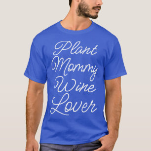 Camiseta Vinho das Mamães de plantas do trevo II