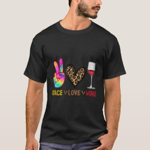 Camiseta Vinho De Amor Pela Paz Para Beber Vinho