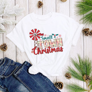 Camiseta Vinho de Natal de Pequena Cidade Natal