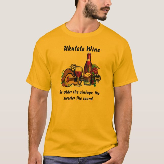 Camiseta Vinho do Ukulele (Frente)