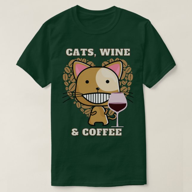 Camiseta Vinho e café (8) (Frente do Design)