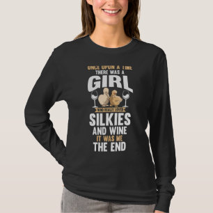 Camiseta Vinho E Galinhas Silkie
